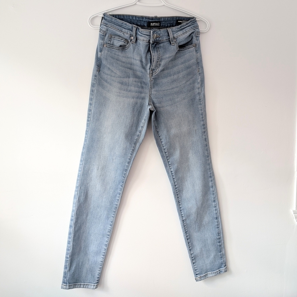 Buffalo David Bitton Blue Ankle Cropped Jeans